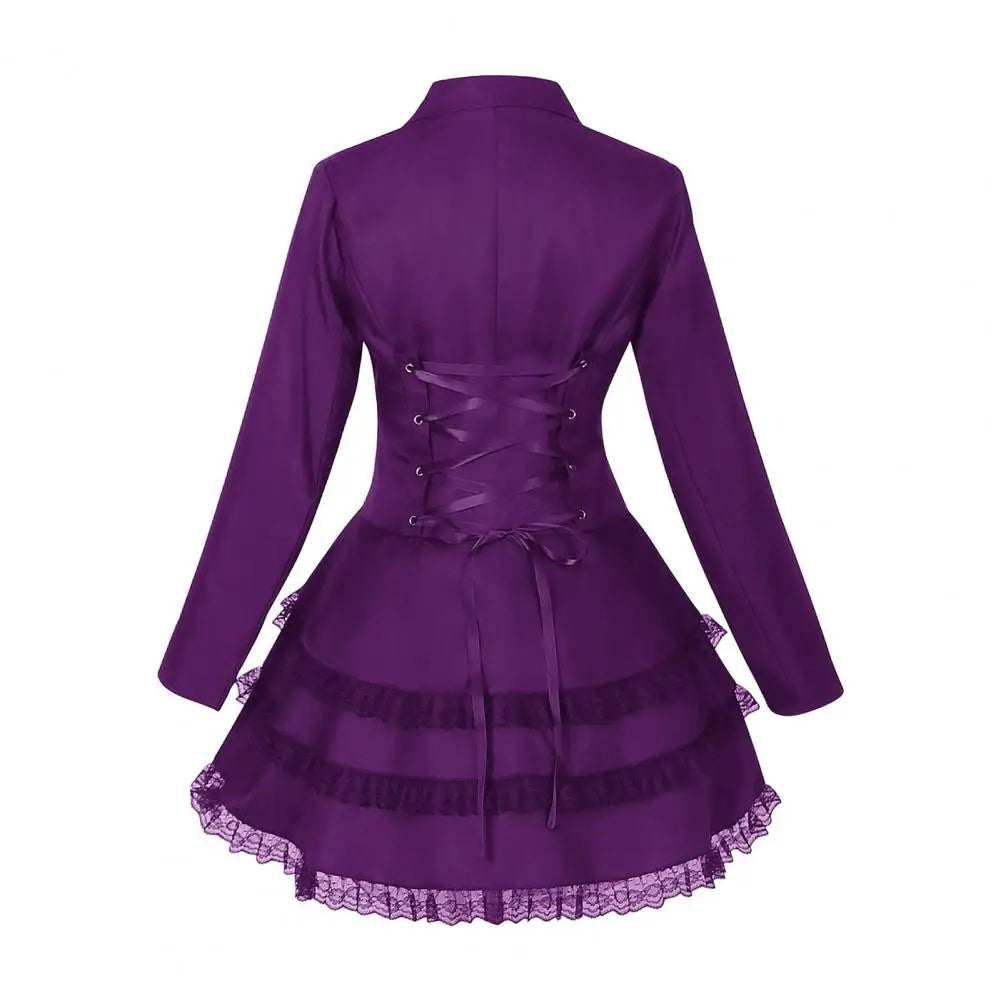 Steampunk Coat | Lace-Trimmed Victorian Style