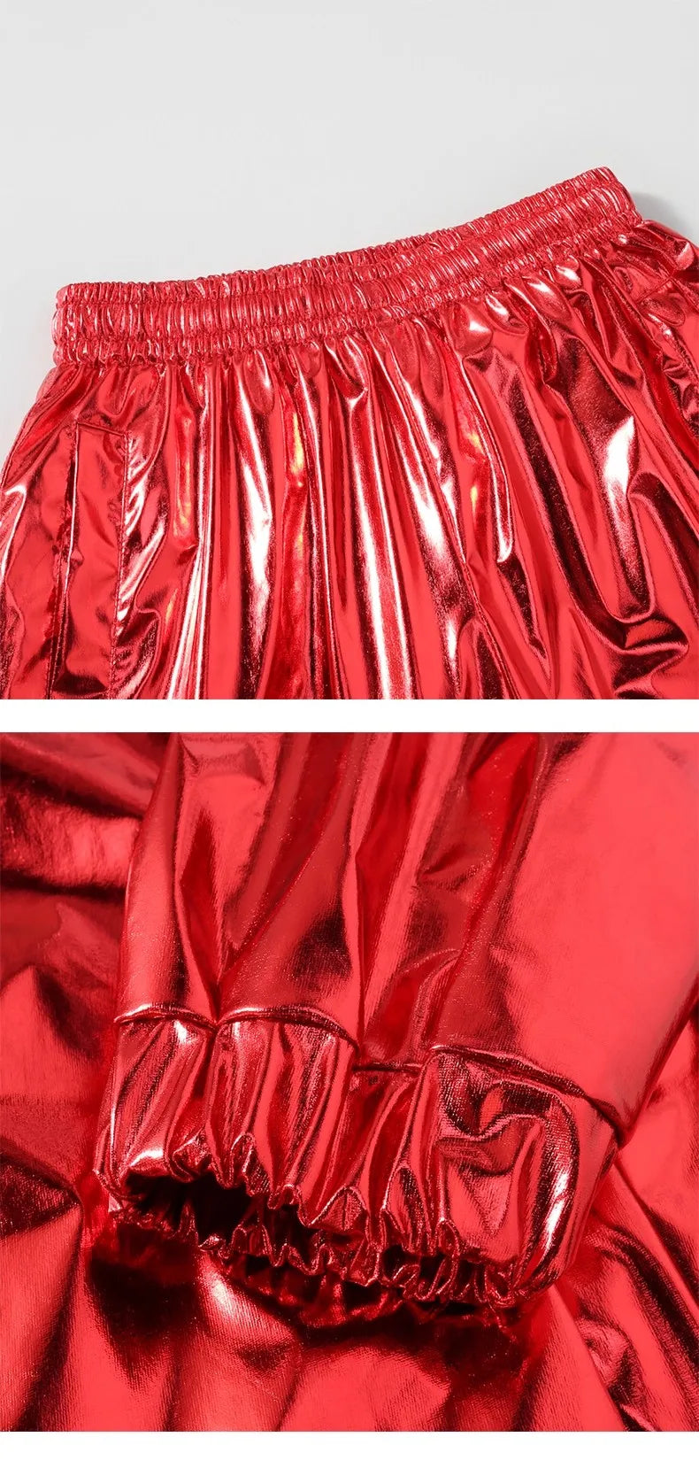 Men's Metallic Tracksuit Set | Zip Jacket & Pants | Stage