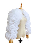Ruffled Organza Bolero | Puff Sleeve Jacket | Pageant & Formal