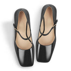 Mary Jane Pump | Square Toe | Chunky Heel