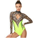 Prism Rhinestone Long-Sleeve Performance Leotard