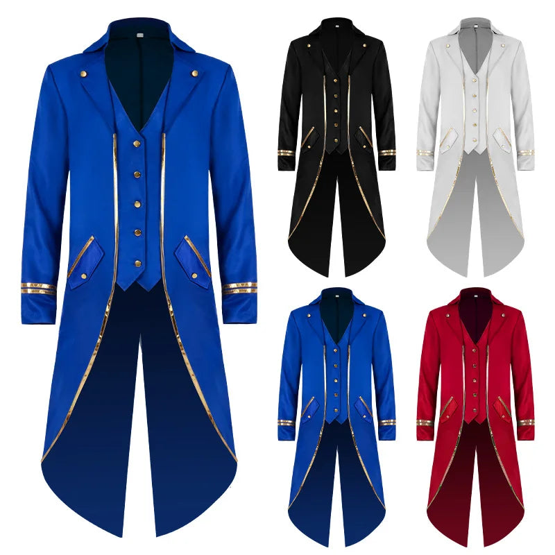 Victorian Tailcoat | Steampunk Gothic Jacket | 6 Colors