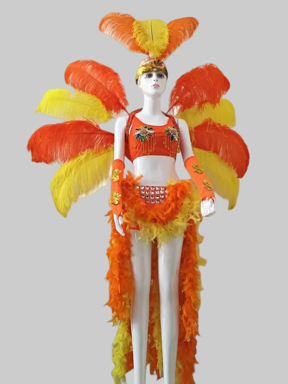 Handcrafted Feather Wings - Stage Performance Costume
