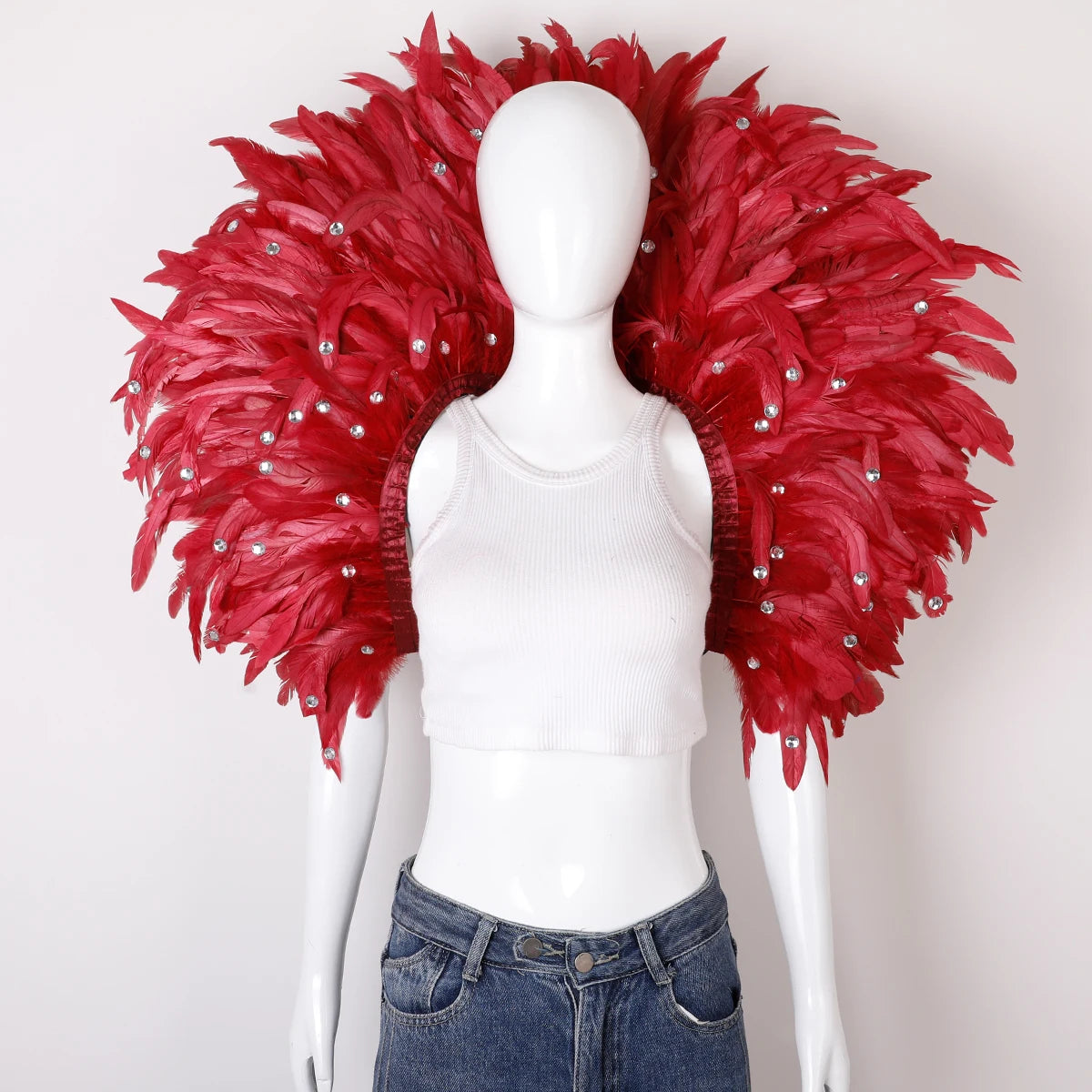 Oversized Feather Shoulder Wrap | Carnival & Stage | 29 Colours