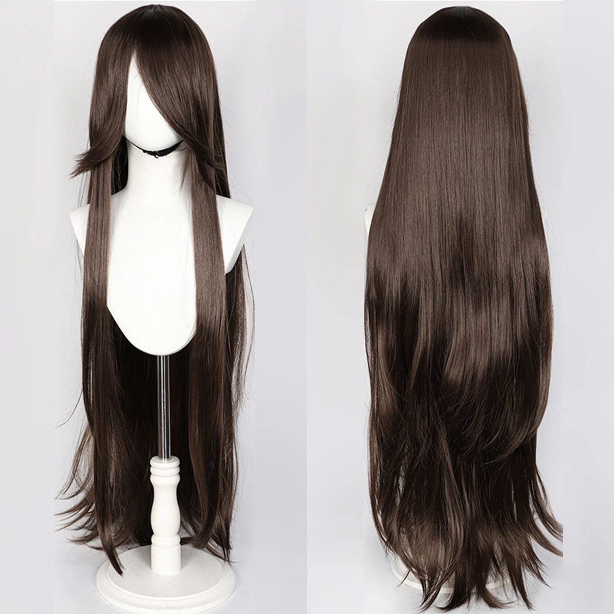 Long Straight Wig | Fringe | 100 cm