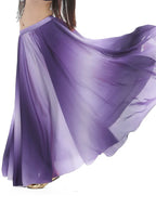 Belly Dance Chiffon Skirt | Gradient Color Full Circle