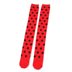 Striped & Polka Dot Thigh-High Stockings | Over-Knee | 27 Colors
