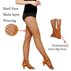 Hard-Yarn Fishnet Dance Tights — Ballroom & Latin Performance Stockings