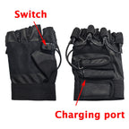 Red Laser Gloves - Rechargeable LED Performance Gloves for DJs & Dancers