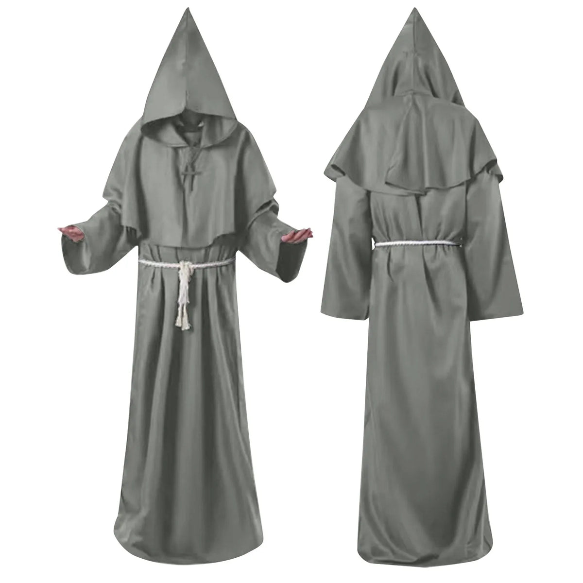 Hooded Monk Robe | Medieval Stagewear