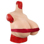 Huge Silicone Breast Forms | Z Cup | Cotton Fill