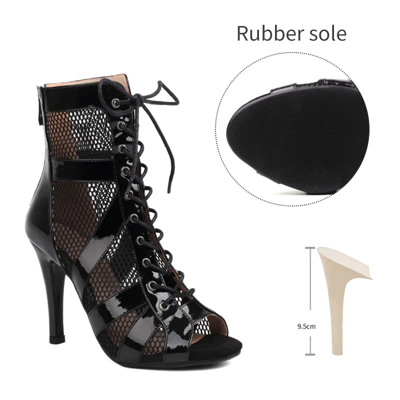 Dance Ankle Boots | Lace-Up | 7–11 cm