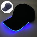 LED EL Wire Baseball Cap | Light-Up Rave Festival Hat