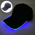 LED EL Wire Baseball Cap | Light-Up Rave Festival Hat