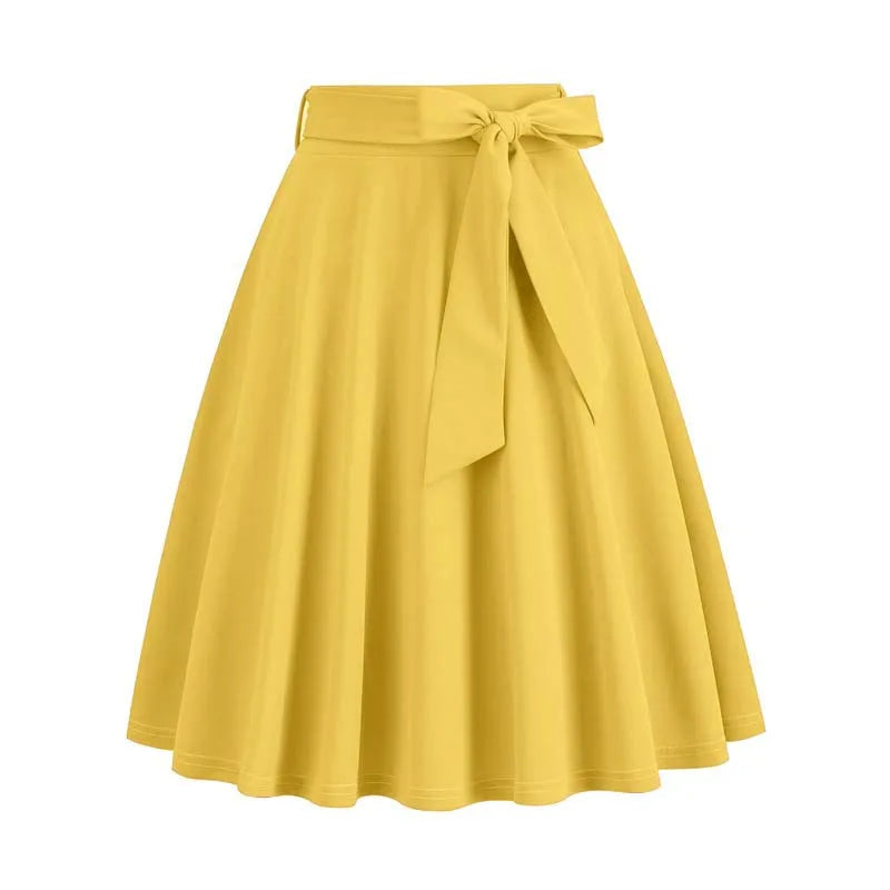 Swing Skirt | A-Line Midi | 50s Retro
