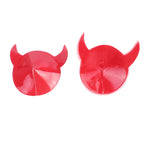 Devil Horn Nipple Pasties | Red | Gothic Stage