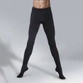 Men's Ballet Tights | Full-Length Footed Leggings | Black & White | S–XXXL