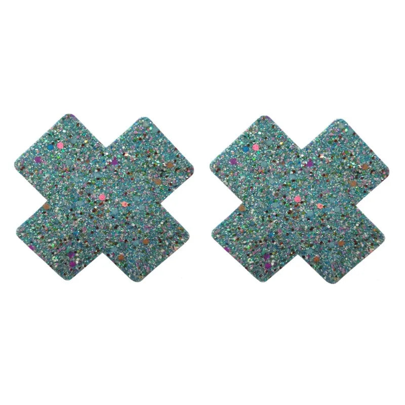 Glow-in-the-Dark Glitter Nipple Pasties | Multi-Shape