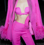 Feather Cuff Blazer | Stage & Performance Jacket