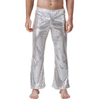 Men's Metallic Flare Pants | Jazz Dance | Shiny Finish