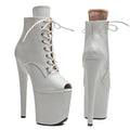 8-Inch Matte Platform Ankle Boots