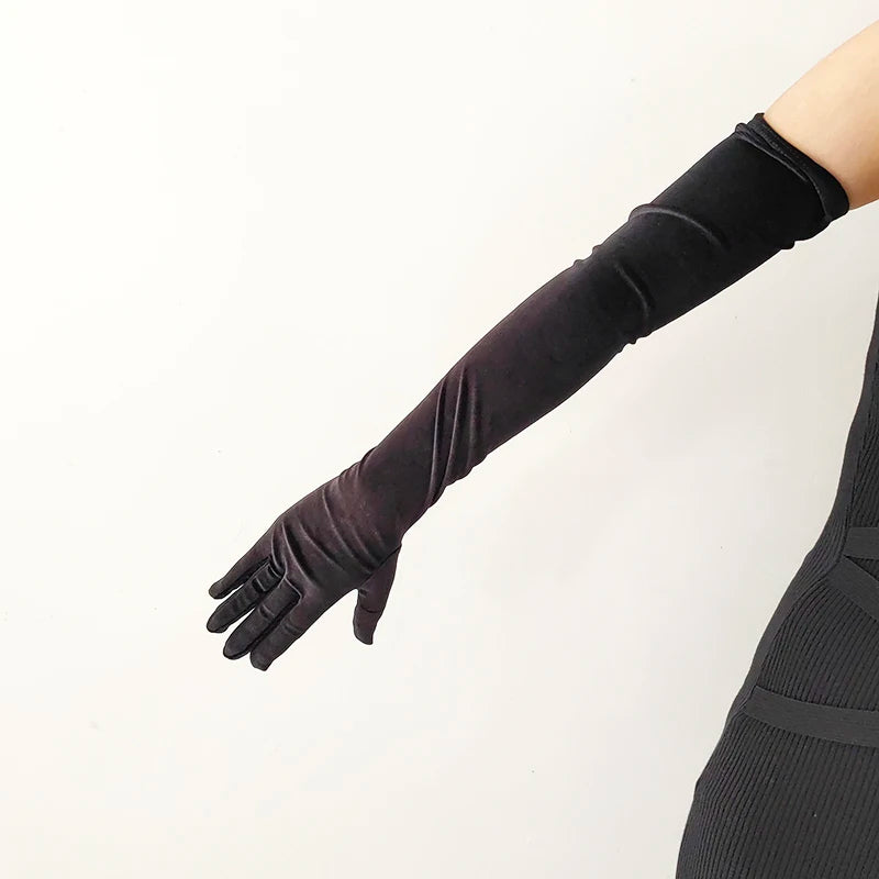 Velvet Opera Gloves | Three Lengths