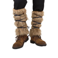 Faux-Fur Viking Leg Wraps | Costume