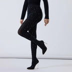 Rhinestone Legging Boots | Over-the-Knee Stiletto | Stretch