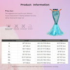 Mermaid Fishtail Skirt | Fish Scale Print | Metallic | Organza Hem