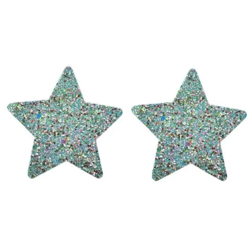 Glow-in-the-Dark Glitter Nipple Pasties | Multi-Shape