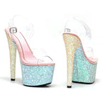17cm Platform Pole Dance Sandals - 7 Inch High Heels