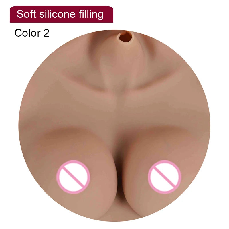 Upgraded Silicone Breast Forms | Realistic Texture | C–Z Cup