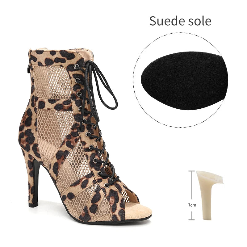 Dance Ankle Boots | Lace-Up | 7–11 cm
