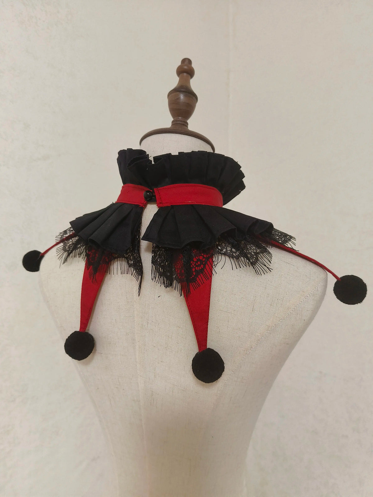 Clown Jester Collar | Colorful Ruff | Stage & Halloween