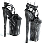 9-Inch Gradient Platform Slipper Sandals - High Heel Performance Shoes