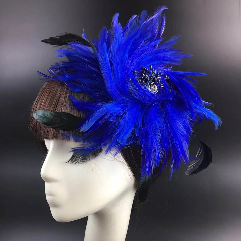 Feather Fascinator Headpiece | Flapper & Burlesque