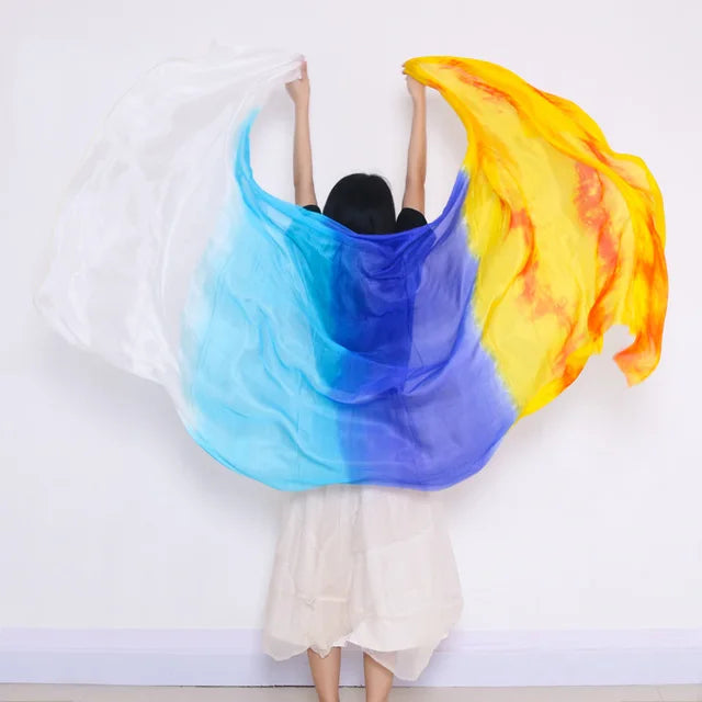 Silk Belly Dance Veil | Gradient