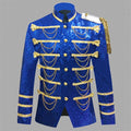 Sequin Military Jacket | Chain Detail