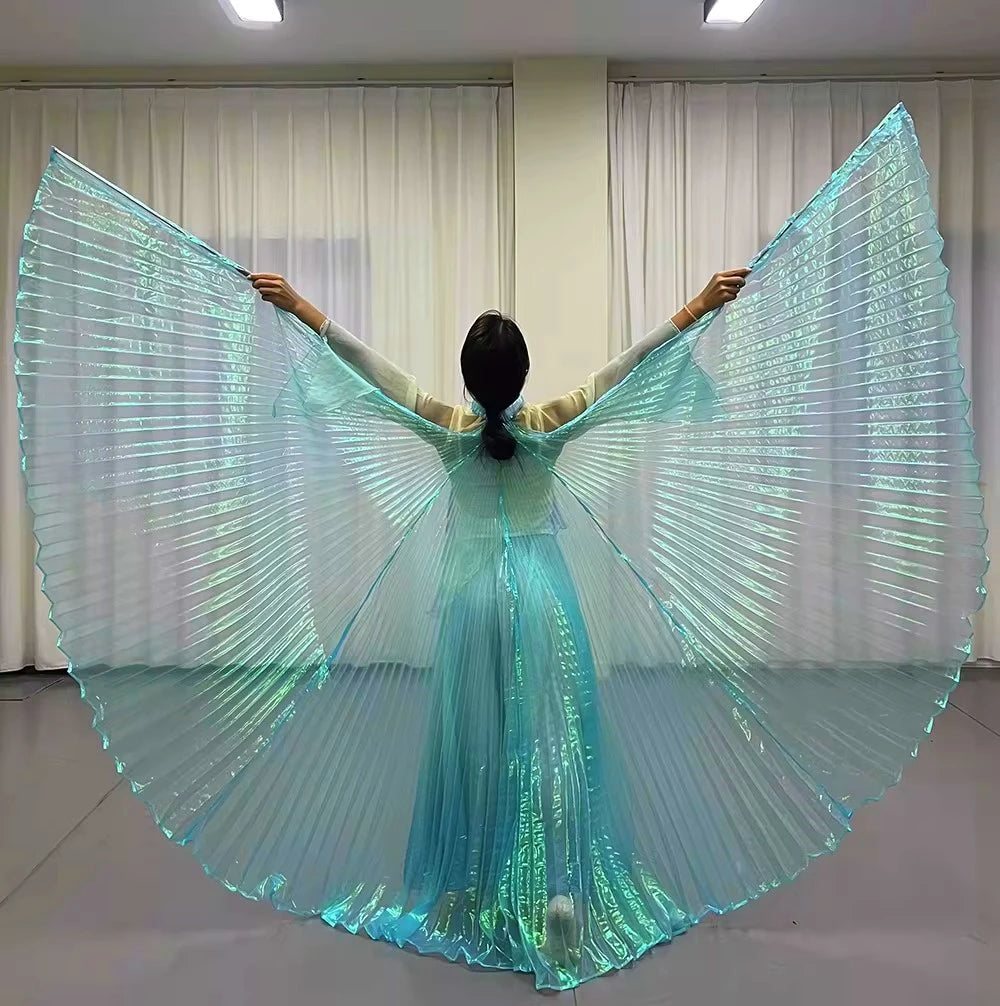 Belly Dance Isis Wings | Iridescent | Split & Solid