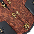Steampunk Underbust Corset | Jacquard Lace-Up | 6 Colors | S-2XL