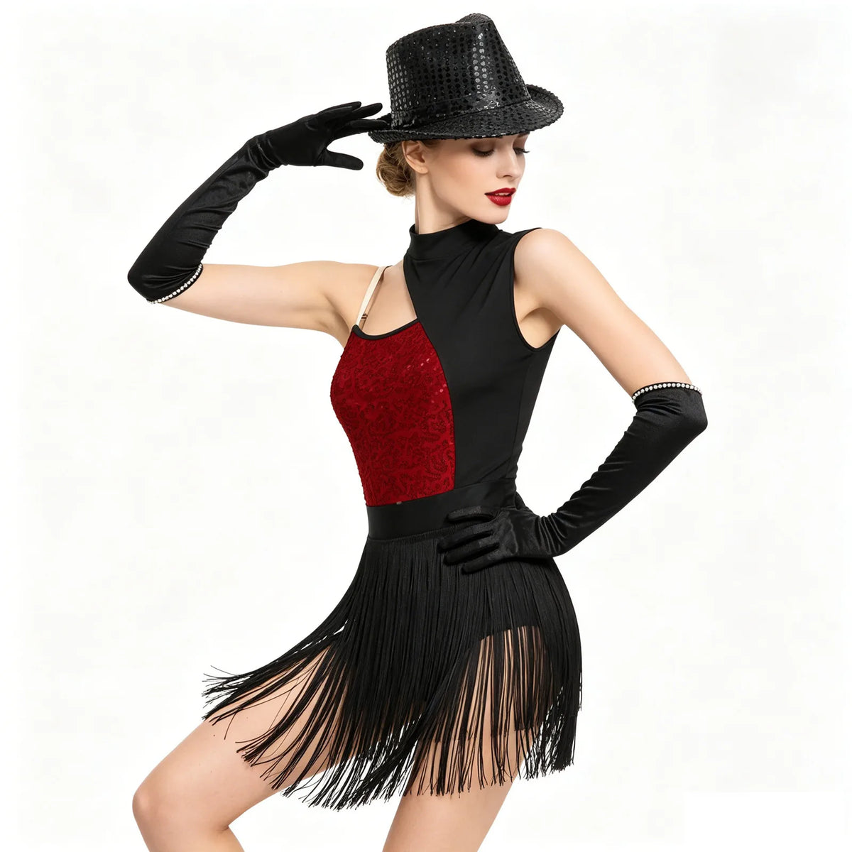 Cabaret Costume Set | Sequin Fringe
