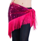 Sequin Triangle Hip Scarf | Fringe Belt | 8 Colors