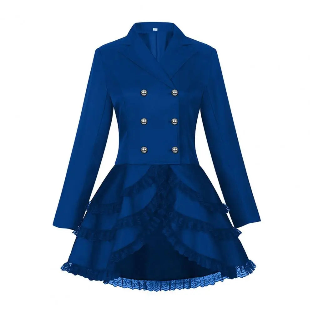Steampunk Coat | Lace-Trimmed Victorian Style