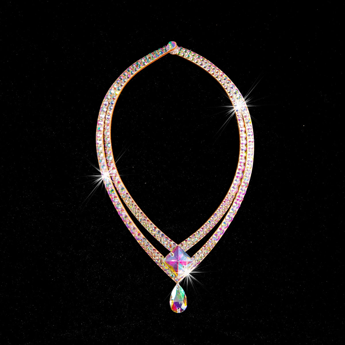 Rhinestone Statement Necklace | Belly Dance & Oriental Dance