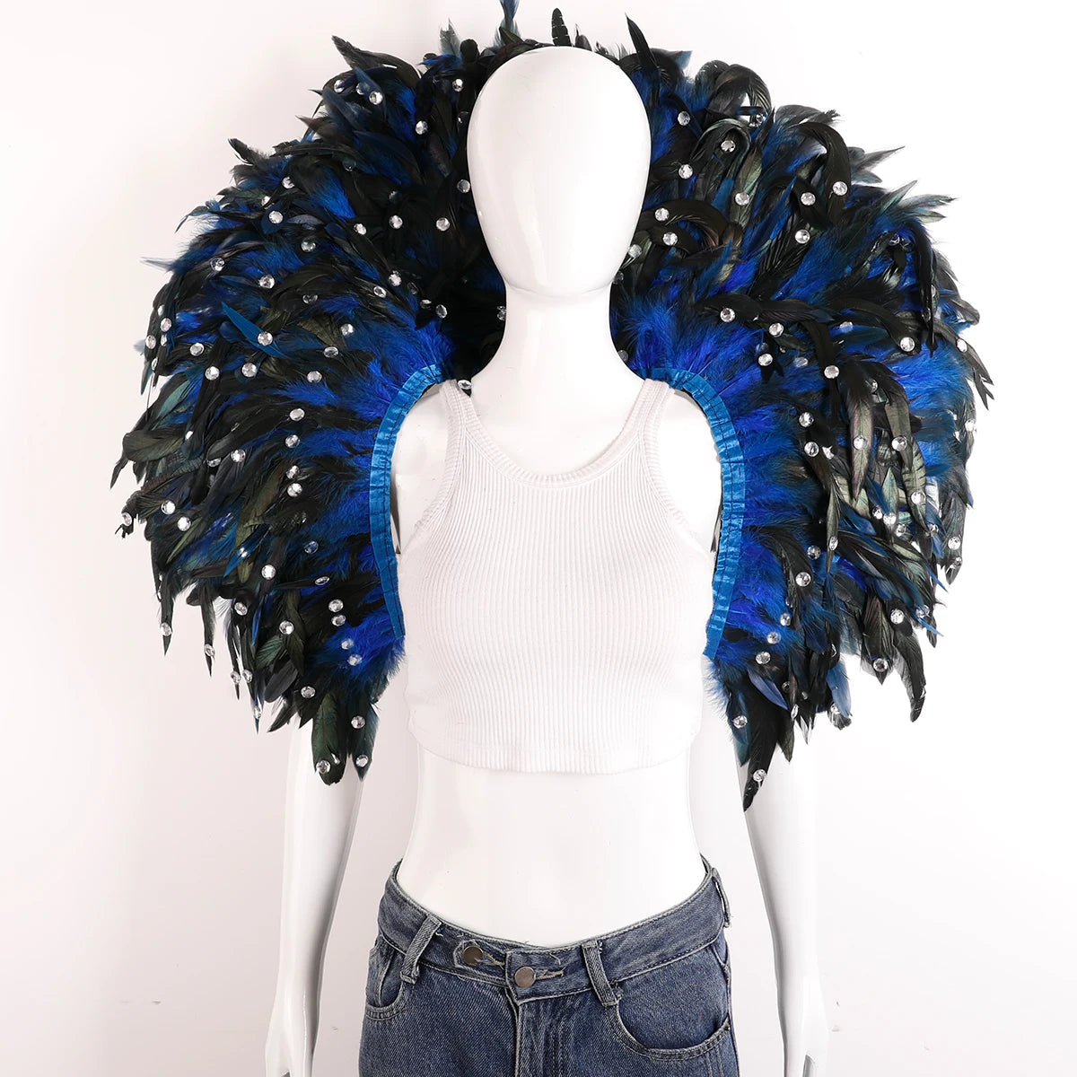 Oversized Feather Shoulder Wrap | Carnival & Stage | 29 Colours
