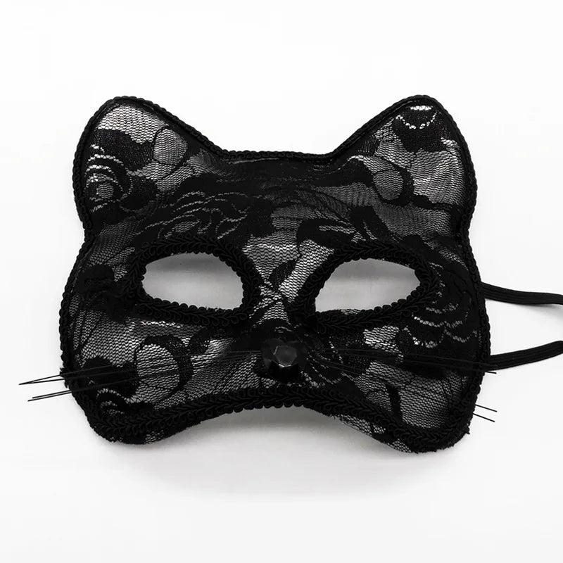Cat Ear Lace Mask | Half-Face | 12 Styles