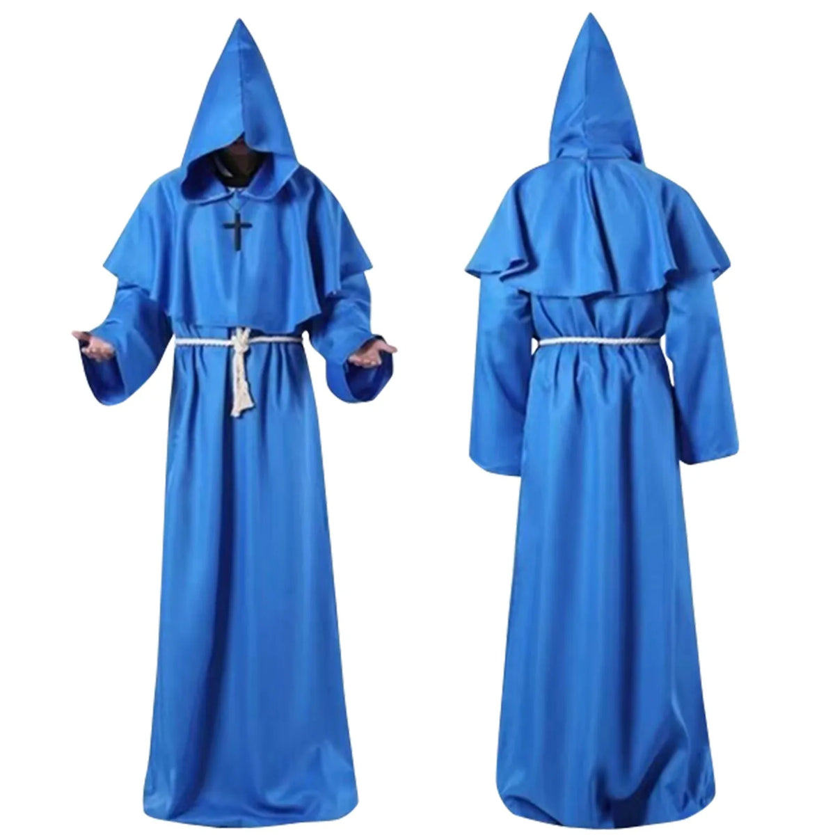 Hooded Monk Robe | Medieval Stagewear