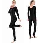 Dance Unitard | Long-Sleeve Scoop Neck