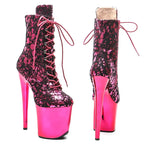 8-Inch Suede Platform Ankle Boots