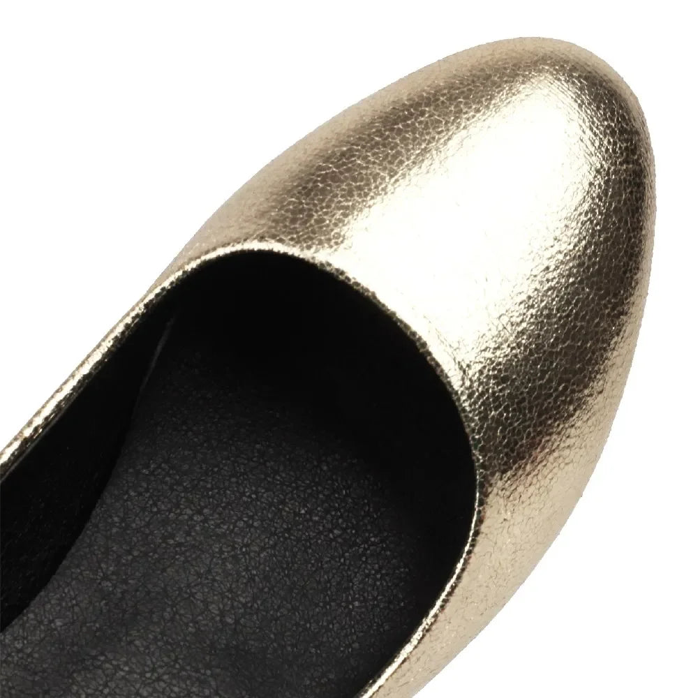 Ankle-Strap Pumps | Metallic Sparkle | 6cm